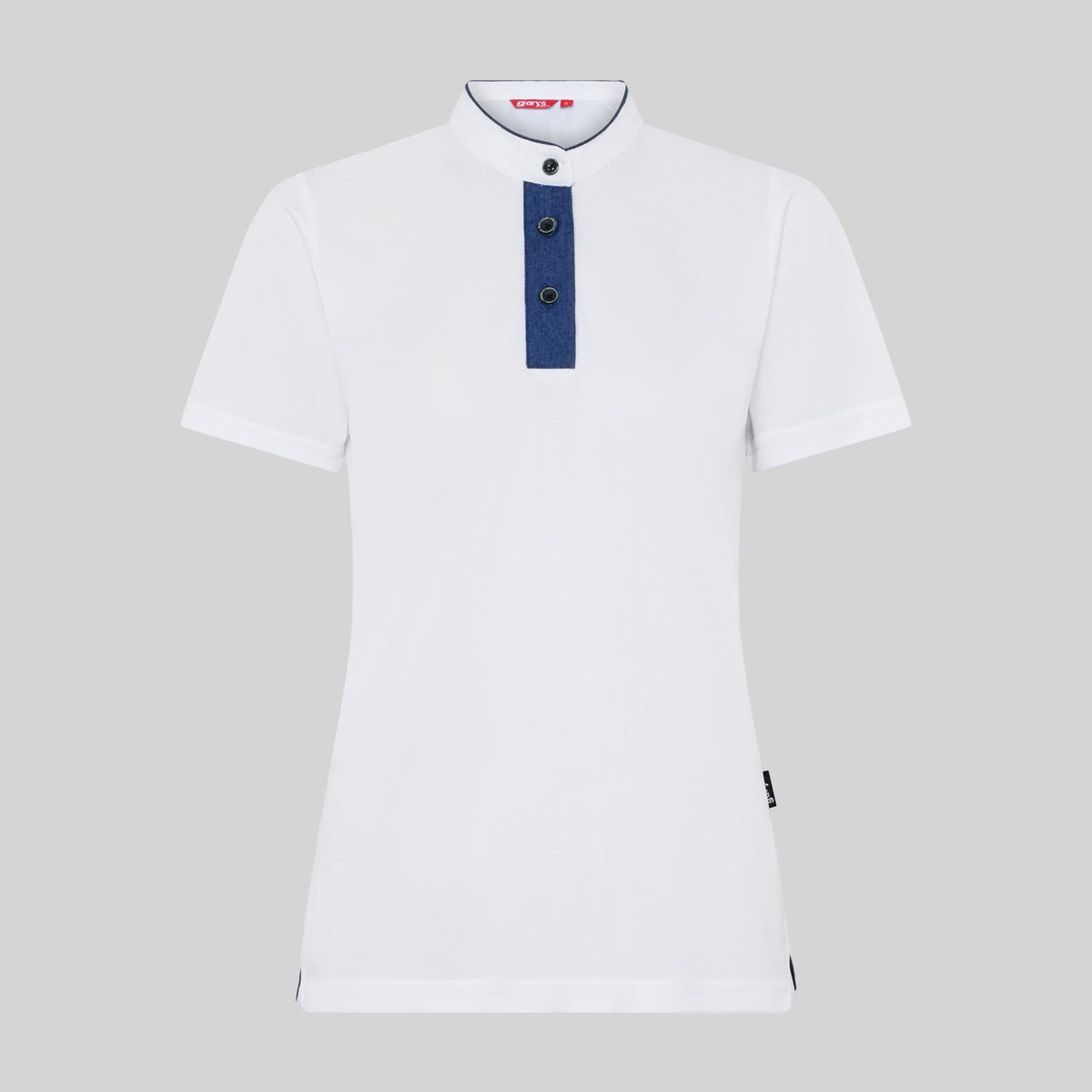 POLO MUJER CUELLO MAO TEJANO