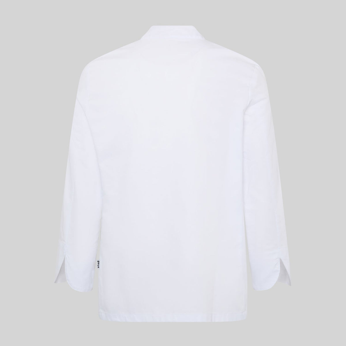 CHAQUETA COCINA UNISEX BOTON FORRADO M/L BLANCA