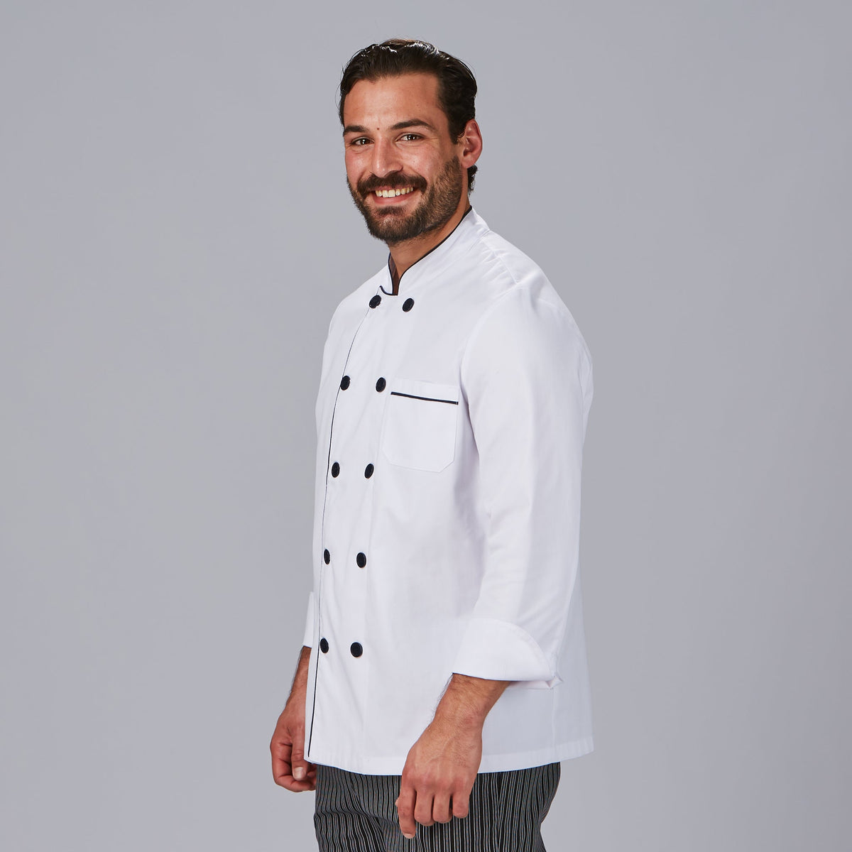 CHAQUETA COCINA UNISEX COMBI VIVO COLORES M/L