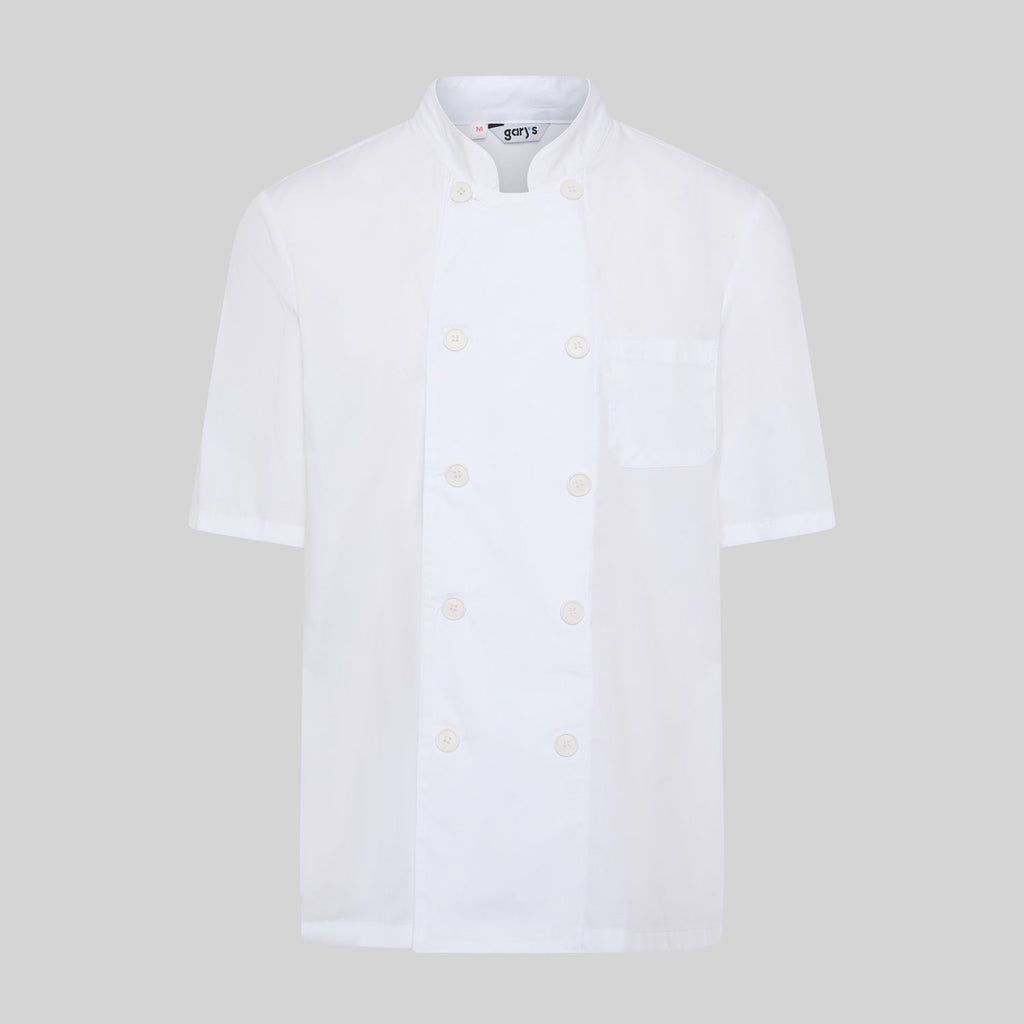 CHAQUETA UNISEX POPELIN FINO BLANCO M/C