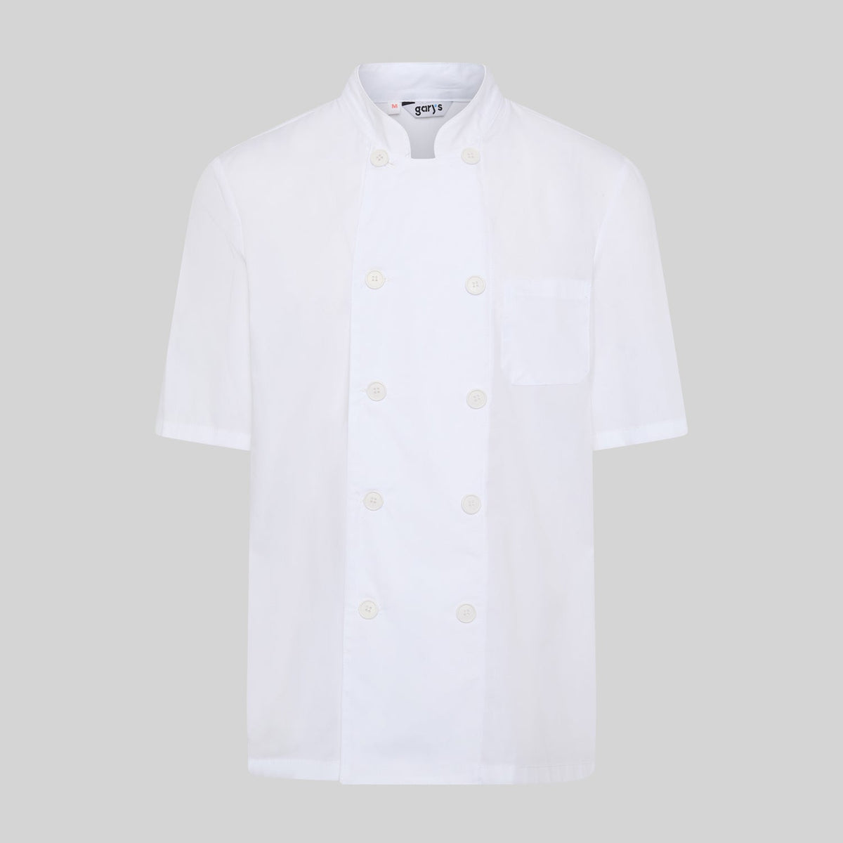 CHAQUETA UNISEX POPELIN FINO BLANCO M/C