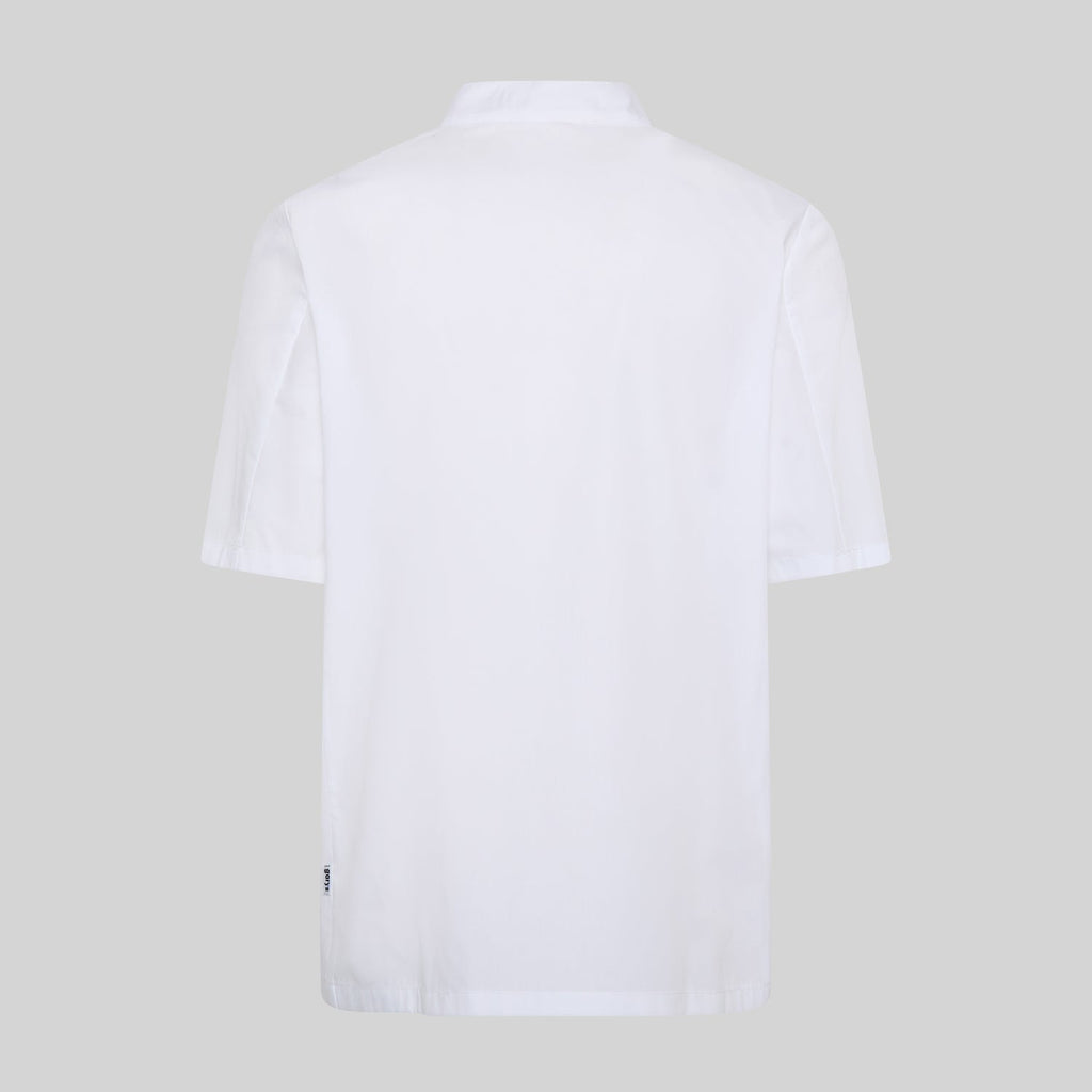 CHAQUETA UNISEX POPELIN FINO BLANCO M/C