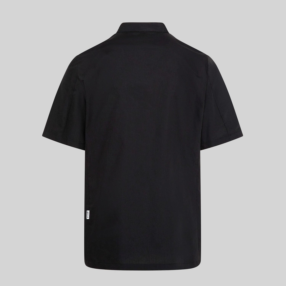 CHAQUETA COCINA UNISEX POPELIN FINO NEGRO M/C