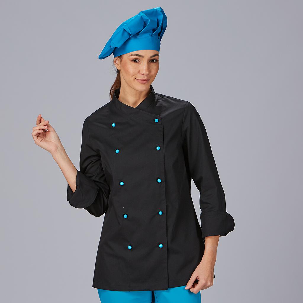 CHAQUETA COCINA MUJER NIZA SIN BOTONES (PEDIR APARTE REF 3111)