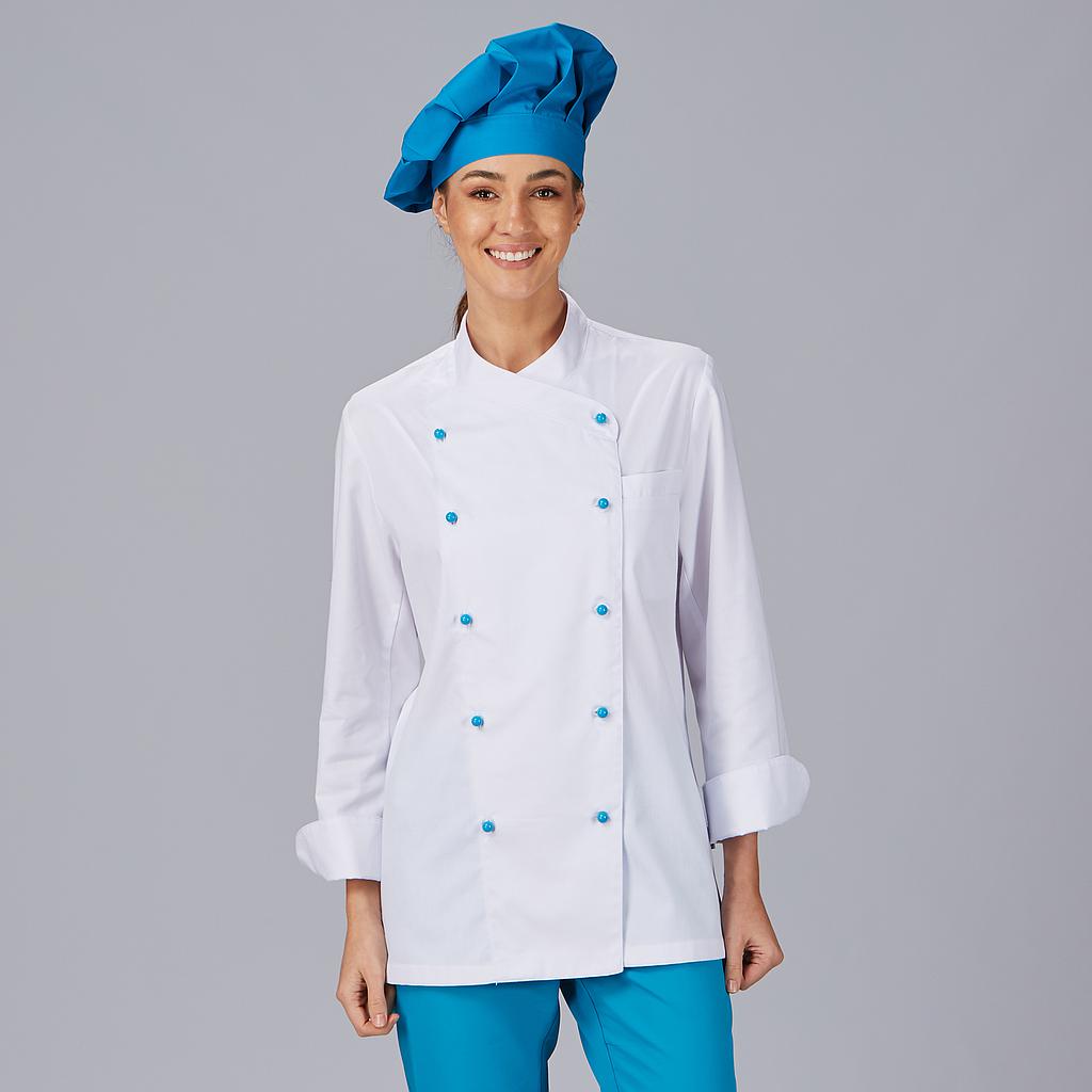 CHAQUETA COCINA MUJER NIZA SIN BOTONES (PEDIR APARTE REF 3111)