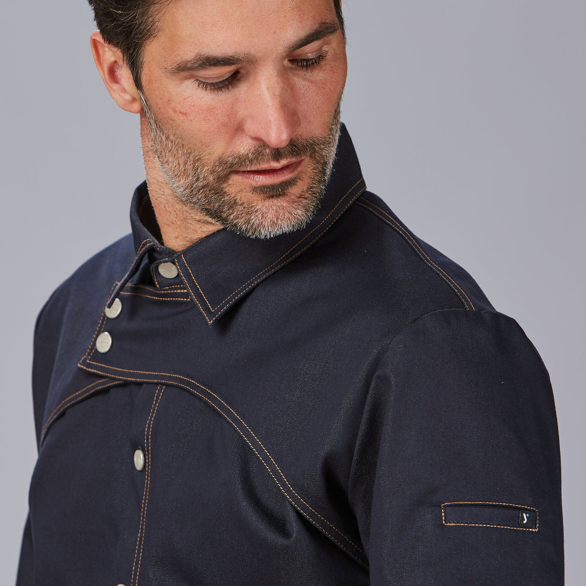 CHAQUETA COCINA HOMBRE PRIETO