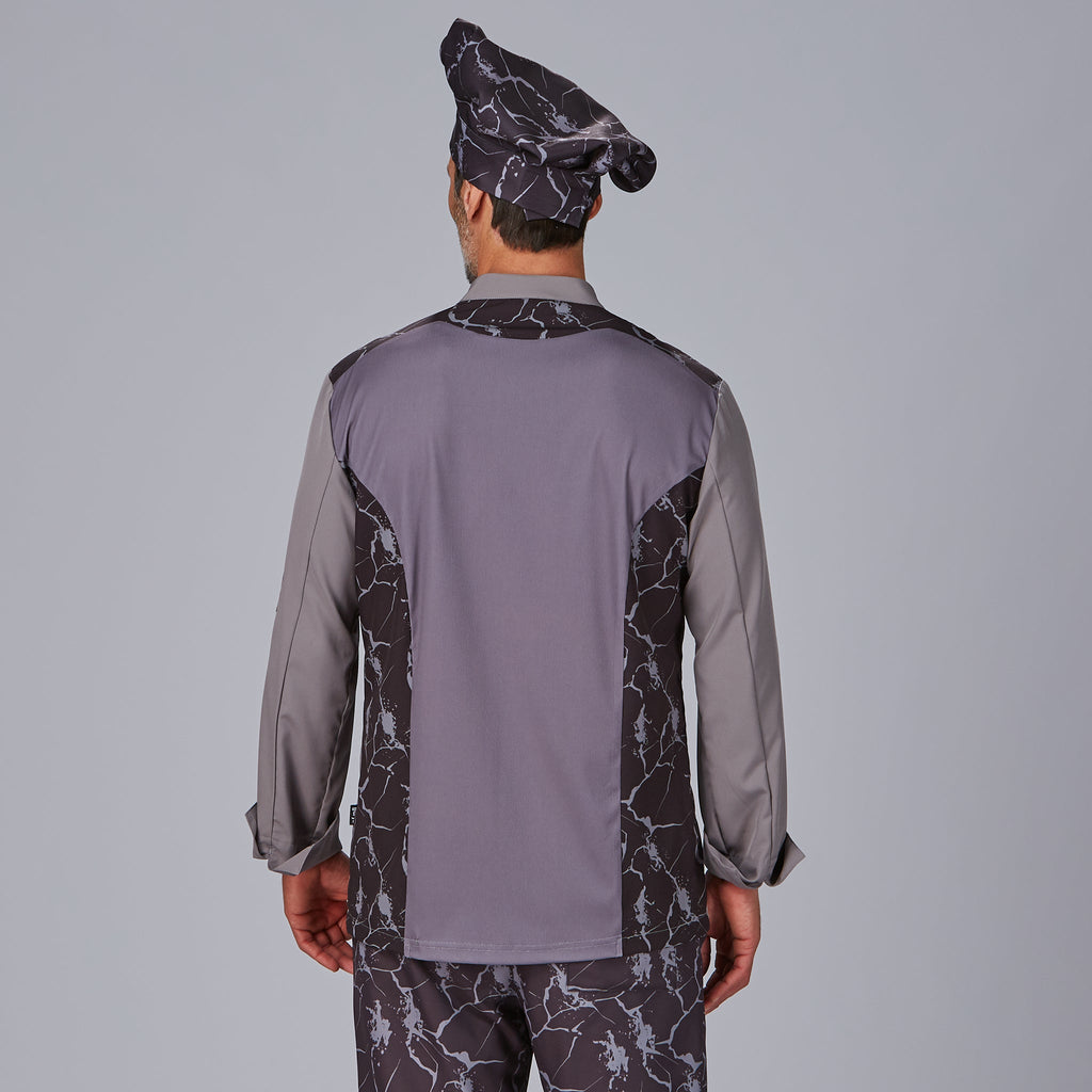 CHAQUETA COCINA UNISEX COMBI CANALE RAYO