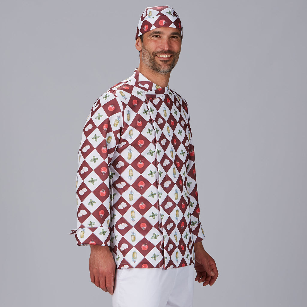 CHAQUETA COCINA UNISEX ESTAMPADA VAZQUEZ