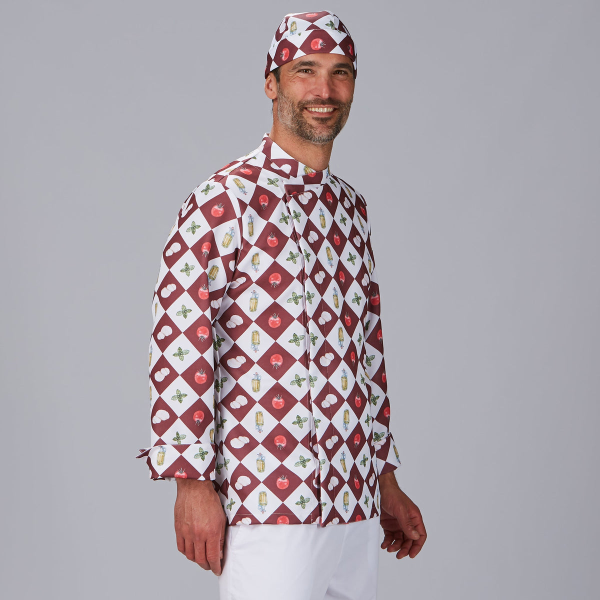 CHAQUETA COCINA UNISEX ESTAMPADA VAZQUEZ