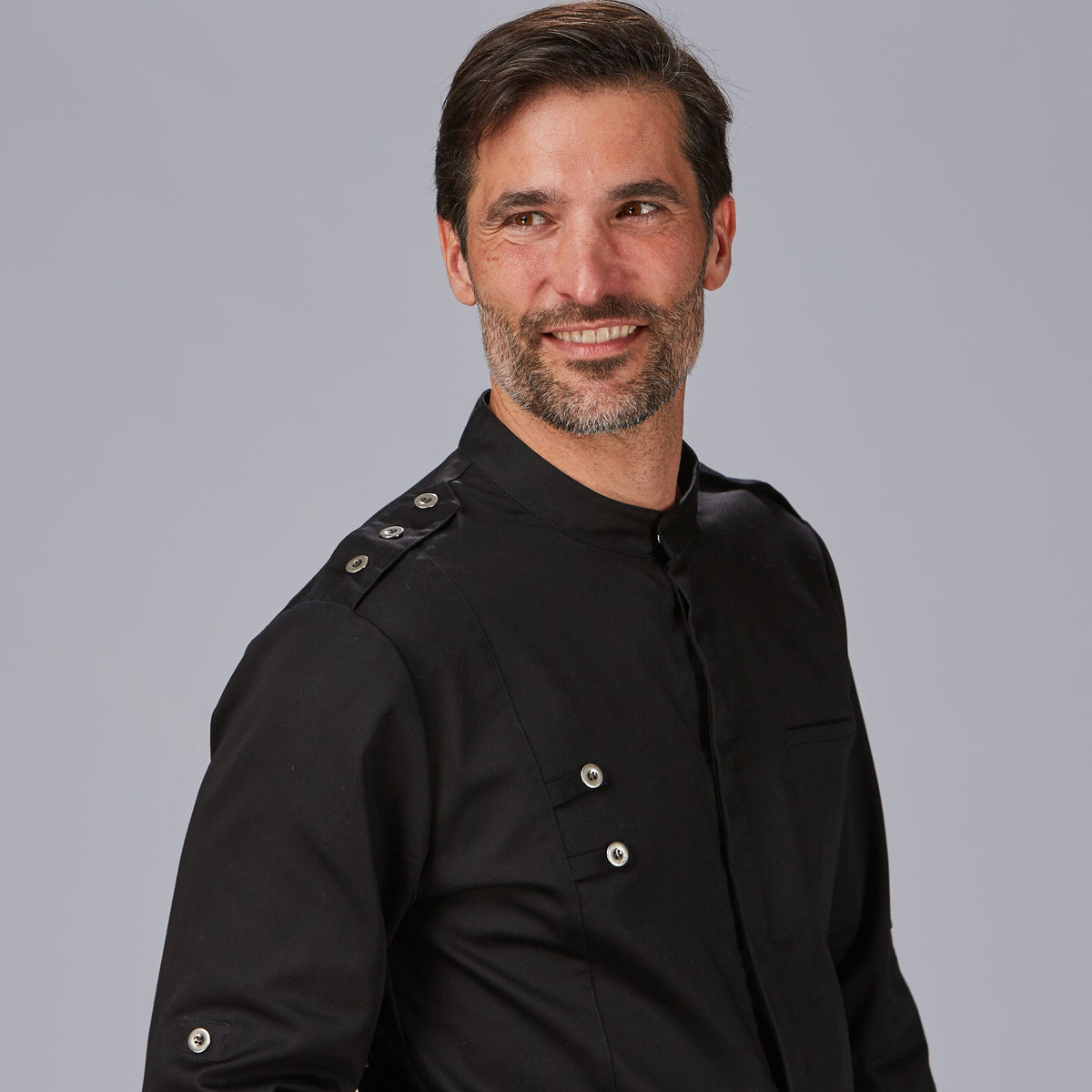 CHAQUETA COCINA HOMBRE SATEN ALGODON CUETO