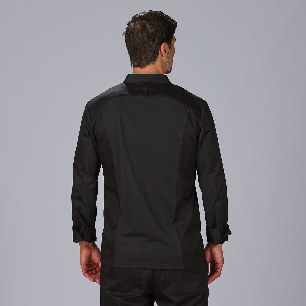 CHAQUETA COCINA UNISEX SATEN ALGODON VICO