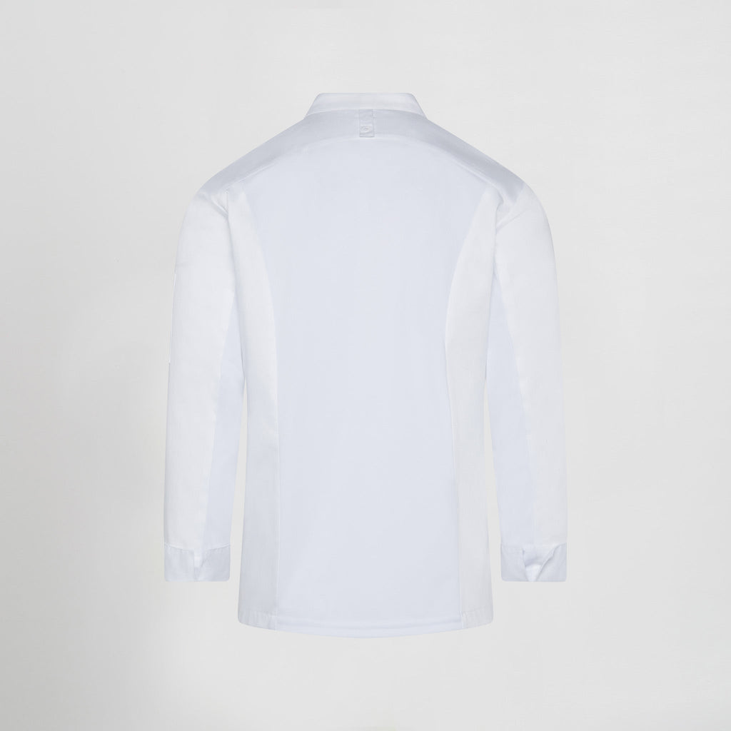 CHAQUETA COCINA UNISEX SATEN ALGODON VICO