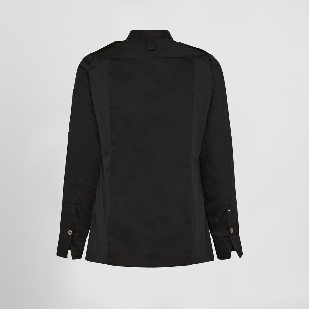 CHAQUETA COCINA MUJER SATEN ALGODON SOLA