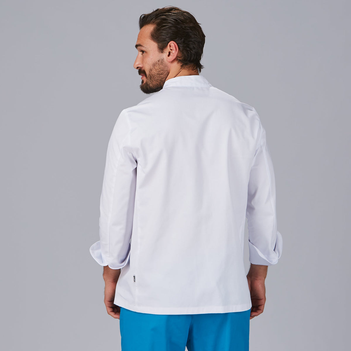 CHAQUETA COCINA UNISEX M/L VELCRO