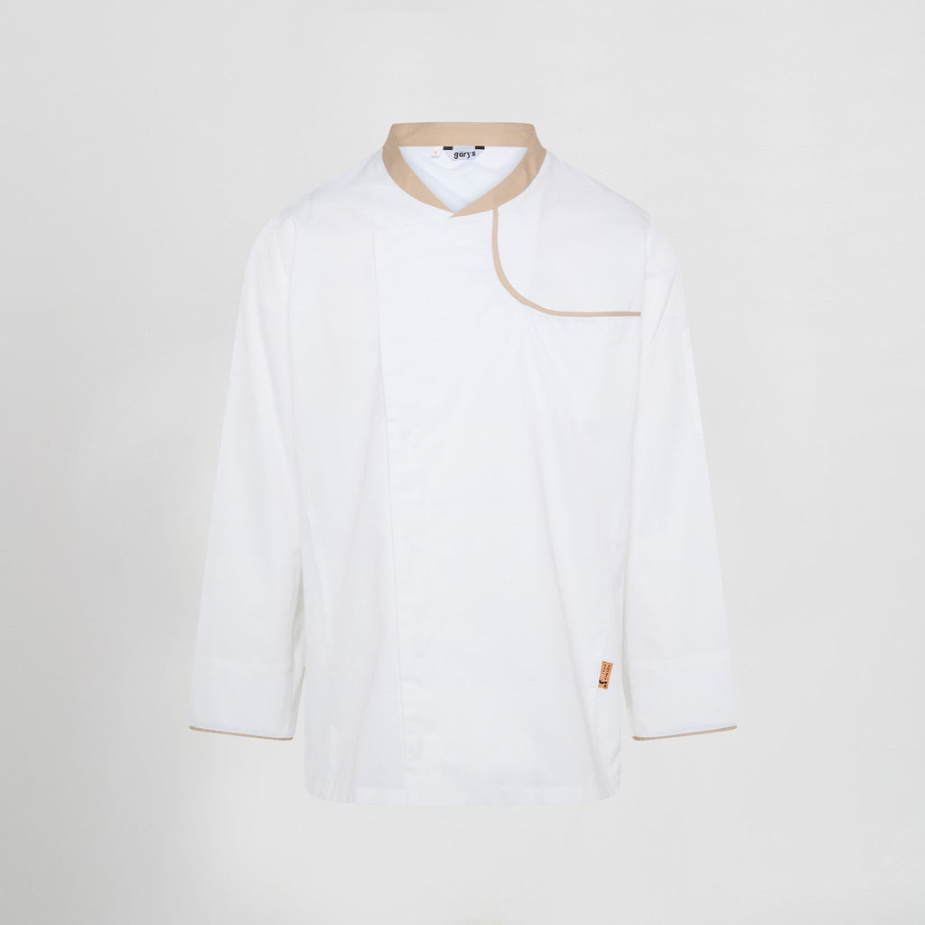CHAQUETA COCINA HOMBRE OTERO TEJIDO RECICLADO Y ORGANICO KLOPMAN