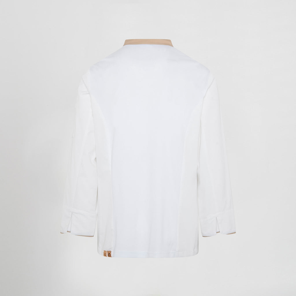 CHAQUETA COCINA HOMBRE OTERO TEJIDO RECICLADO Y ORGANICO KLOPMAN