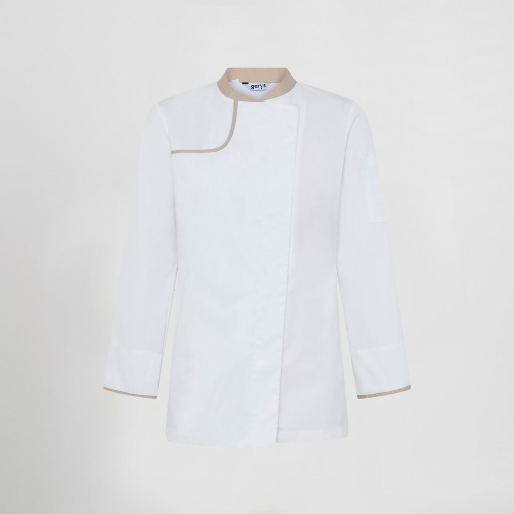 CHAQUETA COCINA MUJER ANAYA TEJIDO RECICLADO Y ORGANICO KLOPMAN