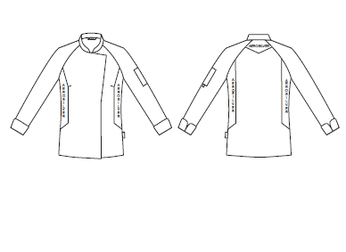CHAQUETA COCINA MUJER IZA