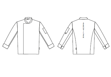 CHAQUETA COCINA UNISEX TORRES