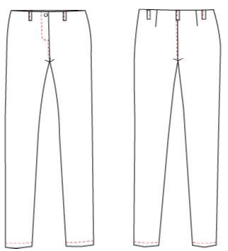 PANTALON MUJER ELASTIK SIN BOLSILLOS