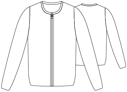 CARDIGAN MUJER PUNTO FINO CON CREMALLERA