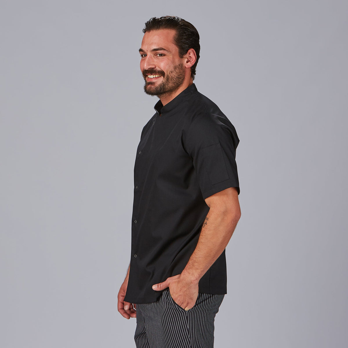 CHAQUETA COCINA UNISEX LUQUE M/C