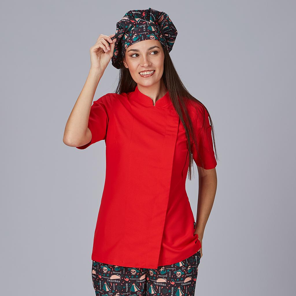 CHAQUETA COCINA MUJER PAZ M/C