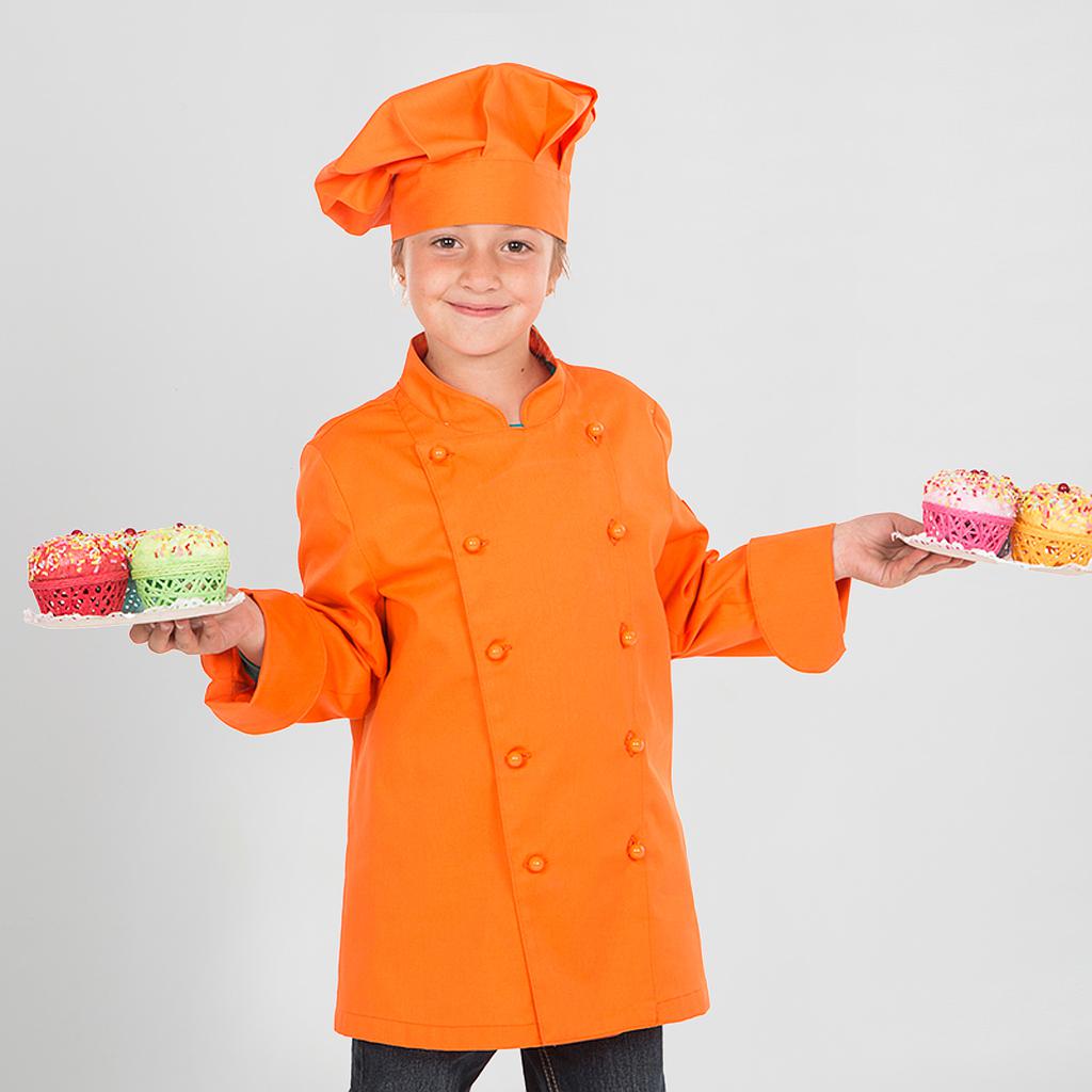 CHAQUETA COCINERO INFANTIL COLOR