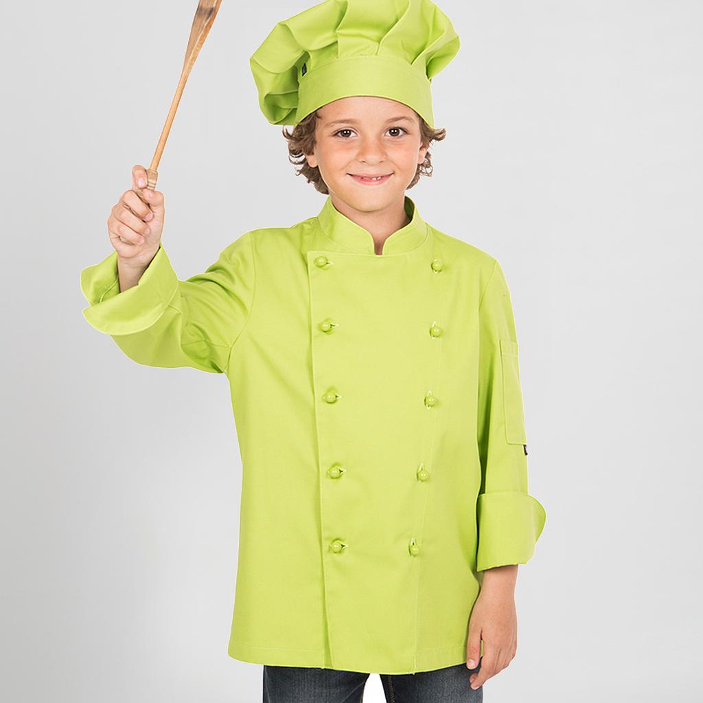 CHAQUETA COCINERO INFANTIL COLOR