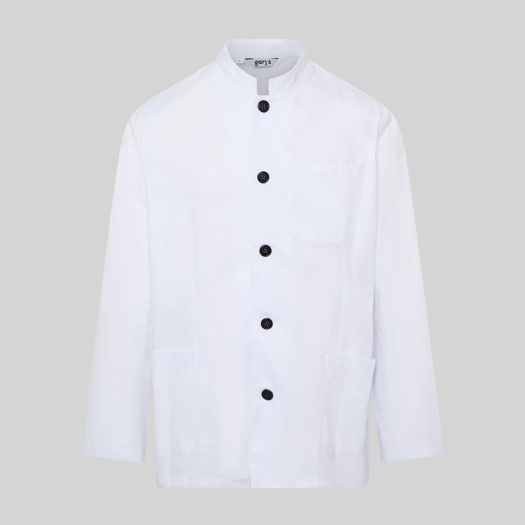 CHAQUETA HOMBRE CUELLO MAO BLANCA