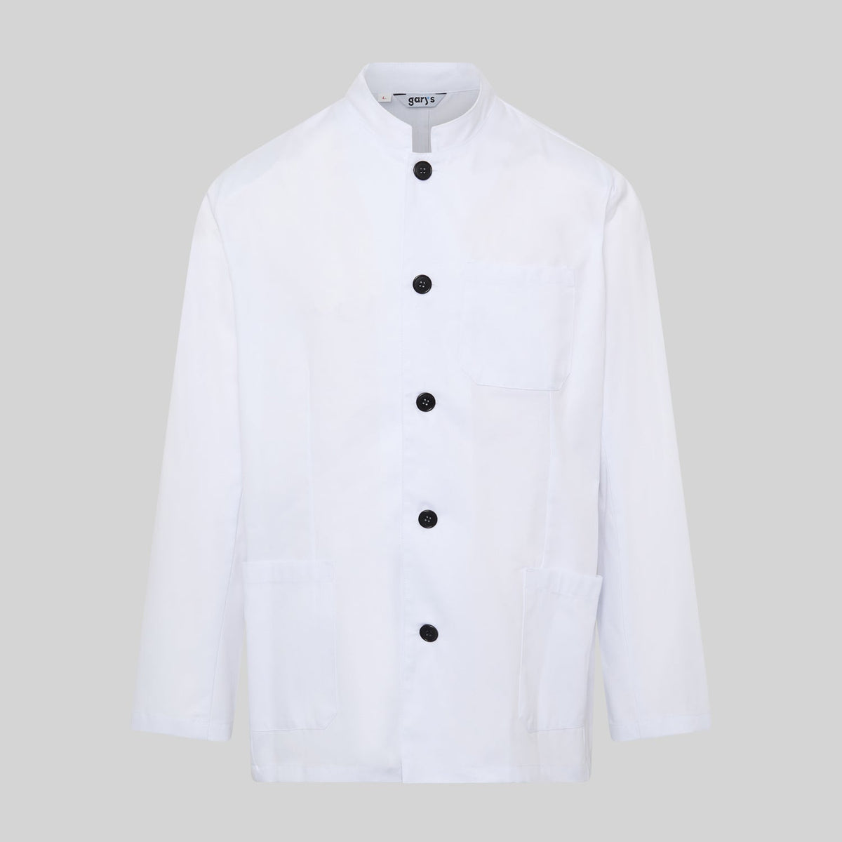 CHAQUETA HOMBRE CUELLO MAO BLANCA