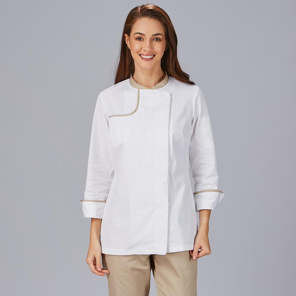 CHAQUETA COCINA MUJER ANAYA TEJIDO RECICLADO Y ORGANICO KLOPMAN