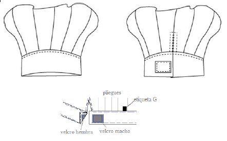 GORRO GRAN CHEF TEJIDO RECICLADO Y ORGANICO KLOPMAN