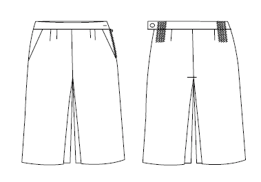 FALDA PANTALON MUJER