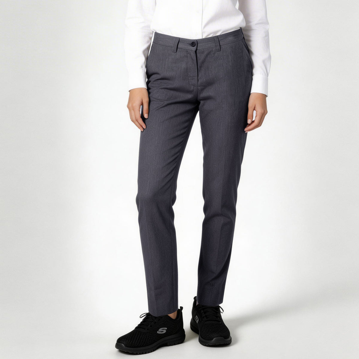 PANTALON MUJER CHINO SARGA JASPEADA