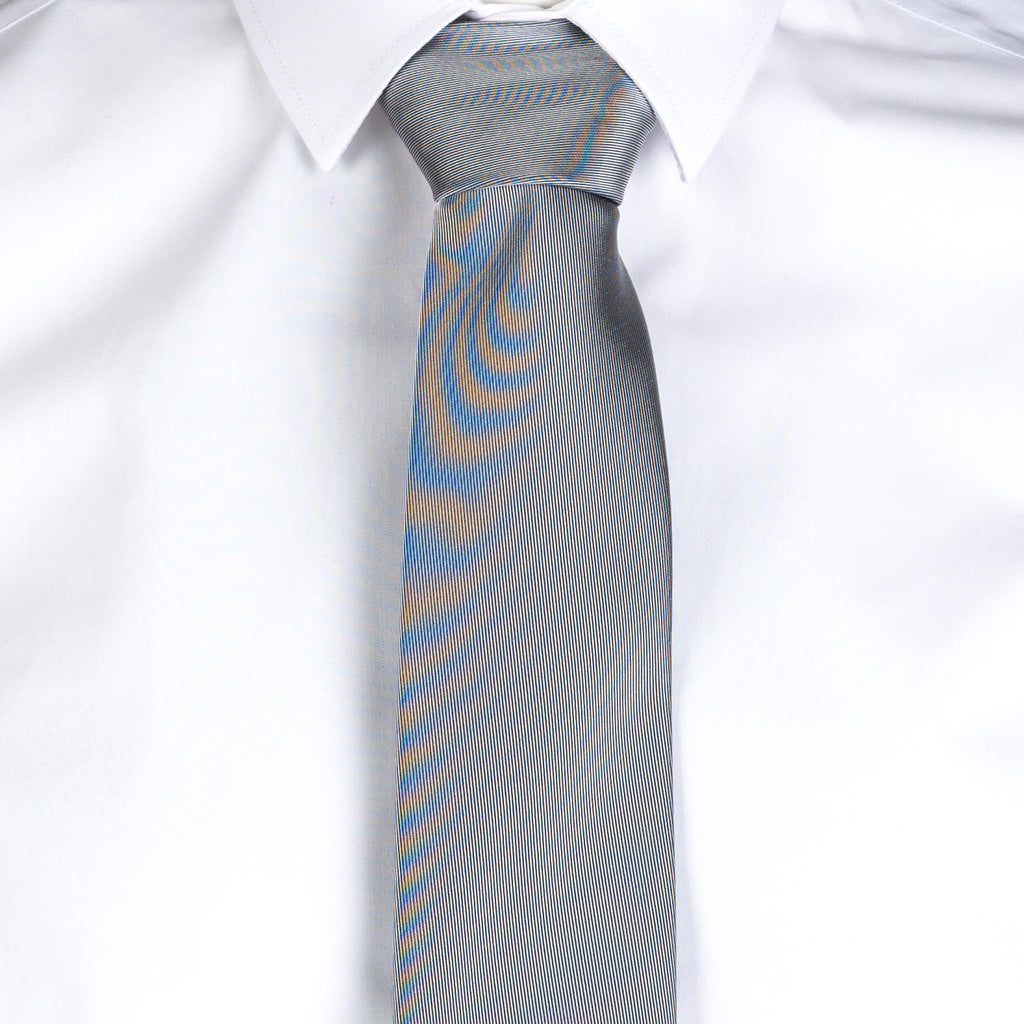 CORBATA SIN NUDO JACQUARD RAYA