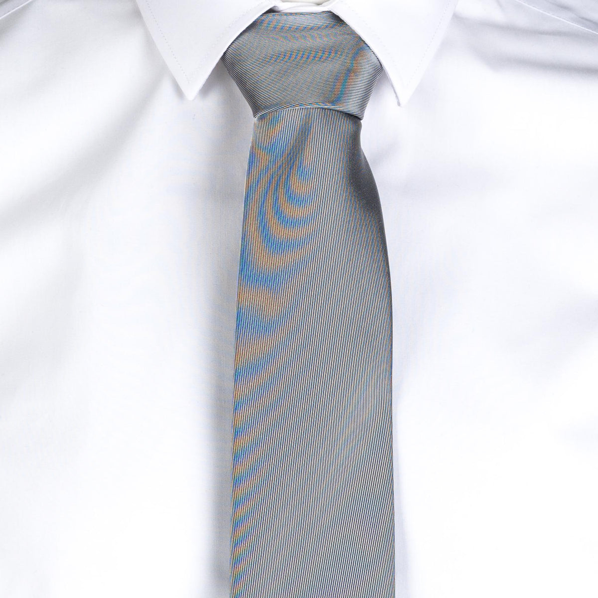 CORBATA SIN NUDO JACQUARD RAYA