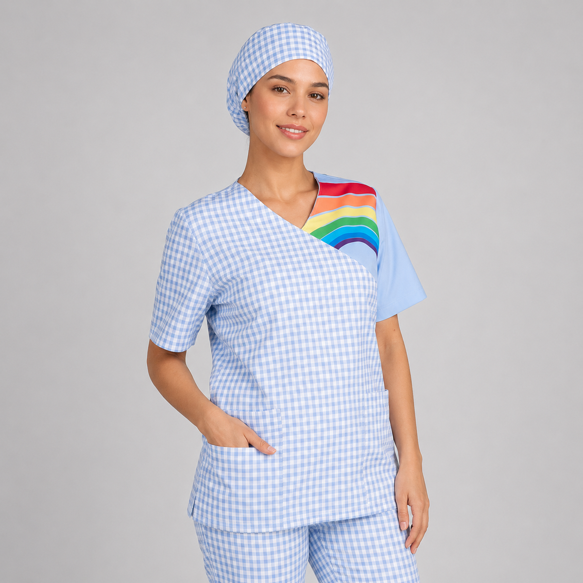 BLUSA UNISEX ARCOIRIS BAMBULA ANTIBACTERIANO