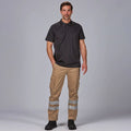 PANTALON UNISEX MULTIBOLSILLOS ELASTICO GAMO 2 BANDAS REFLECTANTES